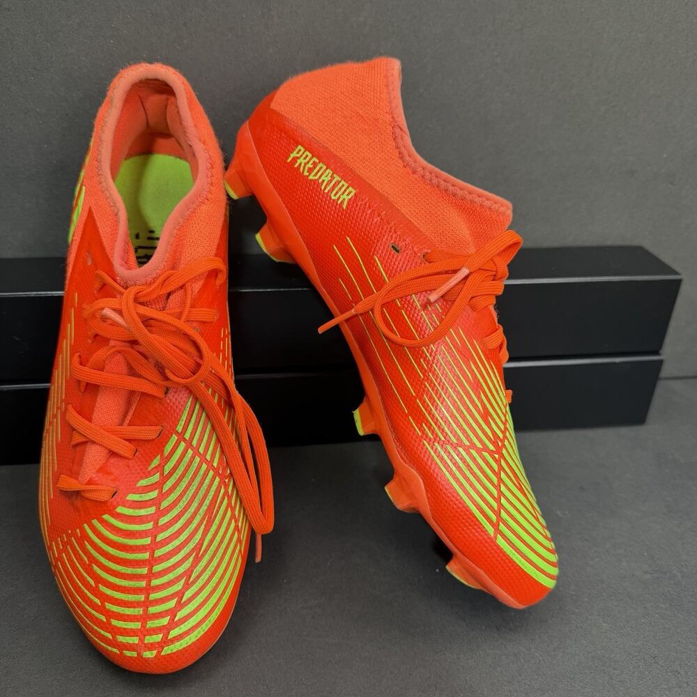 Adidas Predator Soccer Cleats Orange Mens Size 6.5